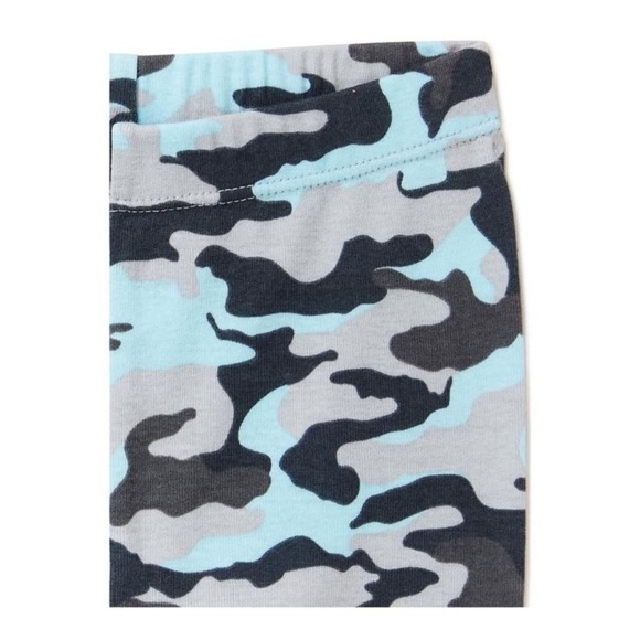 Wonder Nation Toddler Boys Cotton Long Sleeve Top Pajama Pants Set Size 4T - Picture 2 of 4